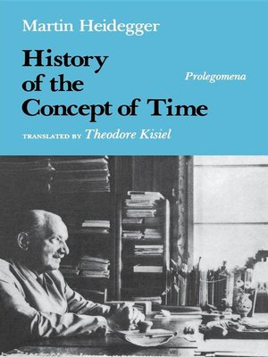 cover image of History of the Concept of Time